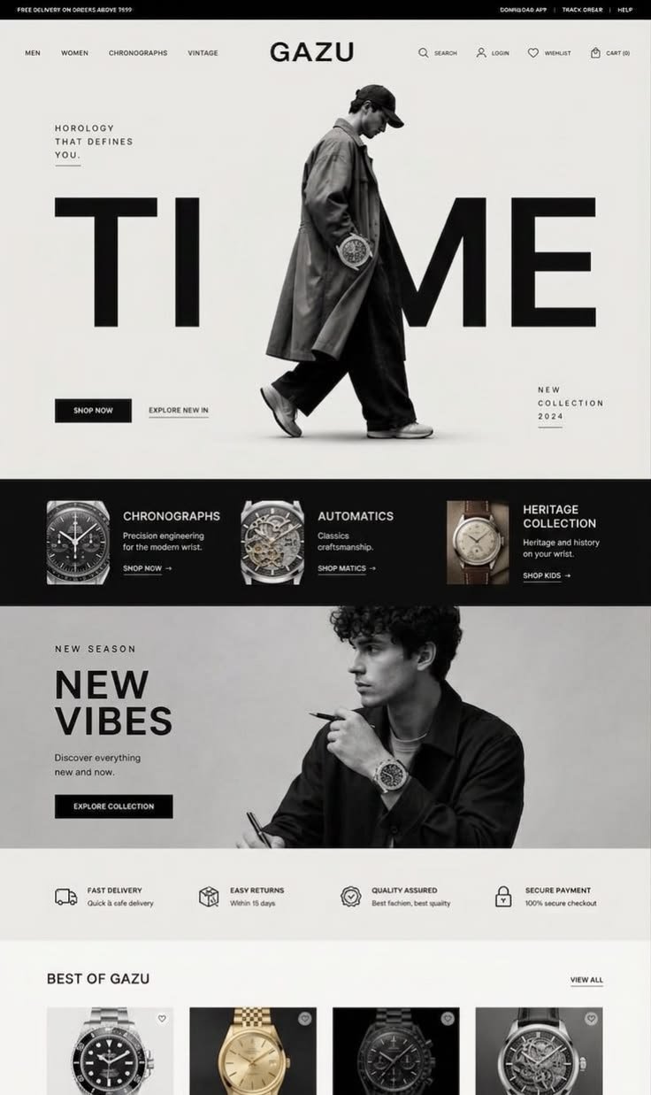 Website design and development services